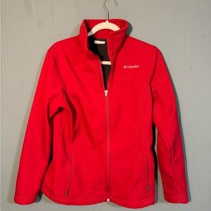 Columbia Women’s Omni Shield Zip Up Jacket Red Medium